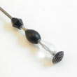 Black Crystal Hat Pin